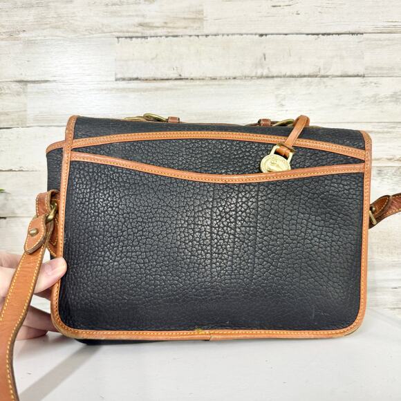 Vintage Dooney & Burke Crossbody All Weather Pebbled Leather Crossbody Bag - Picture 6 of 7